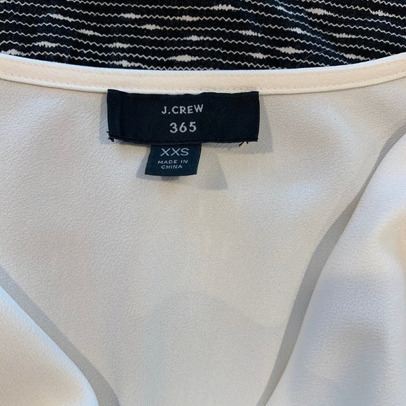 J Crew Ivory Cowl Neck Shell Tank - Picture 2 of 2